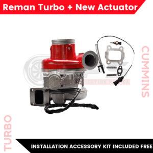 REBUILT 4309078RX CUMMINS ISX HE500VG/HE561VE TURBO DIESEL – $2700.00 +$600.00 CORE DEPOSIT – NEW CALIBRATED ACTUATOR & INSTALLATION ACCESSORY KIT INCLUDED