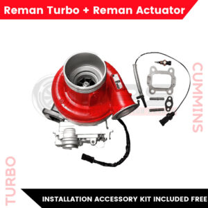 REBUILT 4309078RX CUMMINS ISX HE500VG/HE561VE TURBO DIESEL – $2,300.00 +$600.00 CORE DEPOSIT – REMANUFACTURED CALIBRATED ACTUATOR & INSTALLATION ACCESSORY KIT INCLUDED