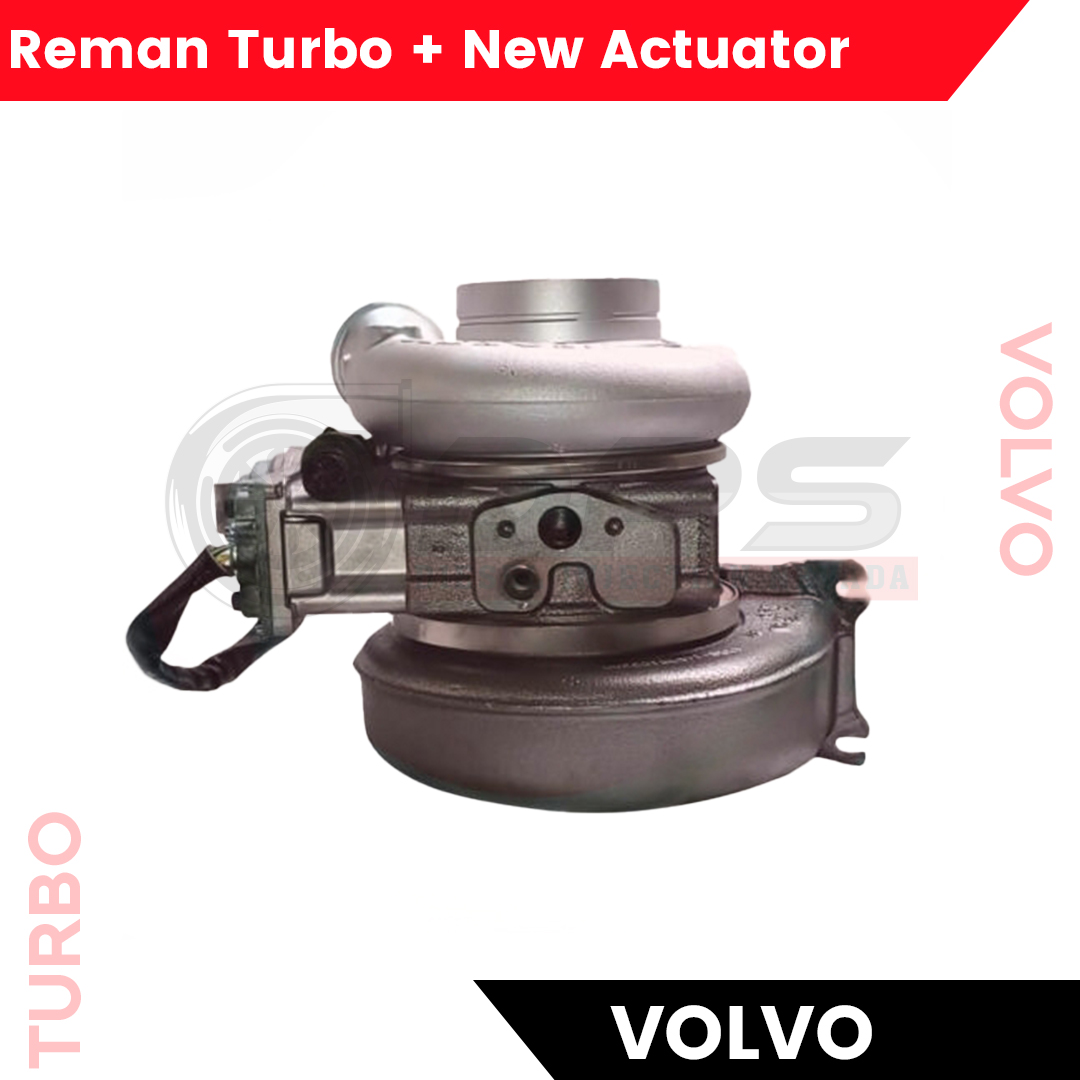 REBUILT VOLVO D11F/EPA07 #85136180 TURBO HE400VG/HE451VE – $2,500.00+$600.00 CORE DEPOSIT – NEW CALIBRATED ACTUATOR INCLUDED