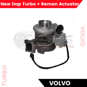 NEW DAP VOLVO D13F/EPA07 #85140458 TURBO HE400VG/HE451VE – $2,800.00+$600.00 CORE DEPOSIT – REMANUFACTURED CALIBRATED ACTUATOR INCLUDED