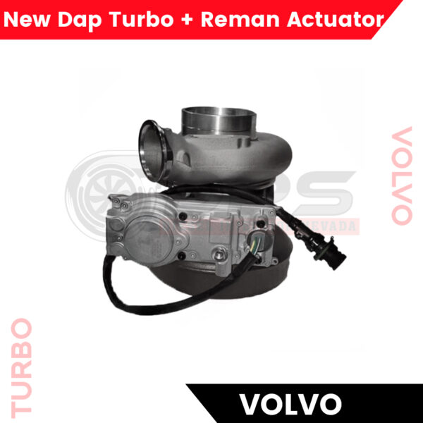 NEW DAP VOLVO D13F/EPA07 #85140458 TURBO HE400VG/HE451VE – $2,800.00+$600.00 CORE DEPOSIT – REMANUFACTURED CALIBRATED ACTUATOR INCLUDED - Image 2