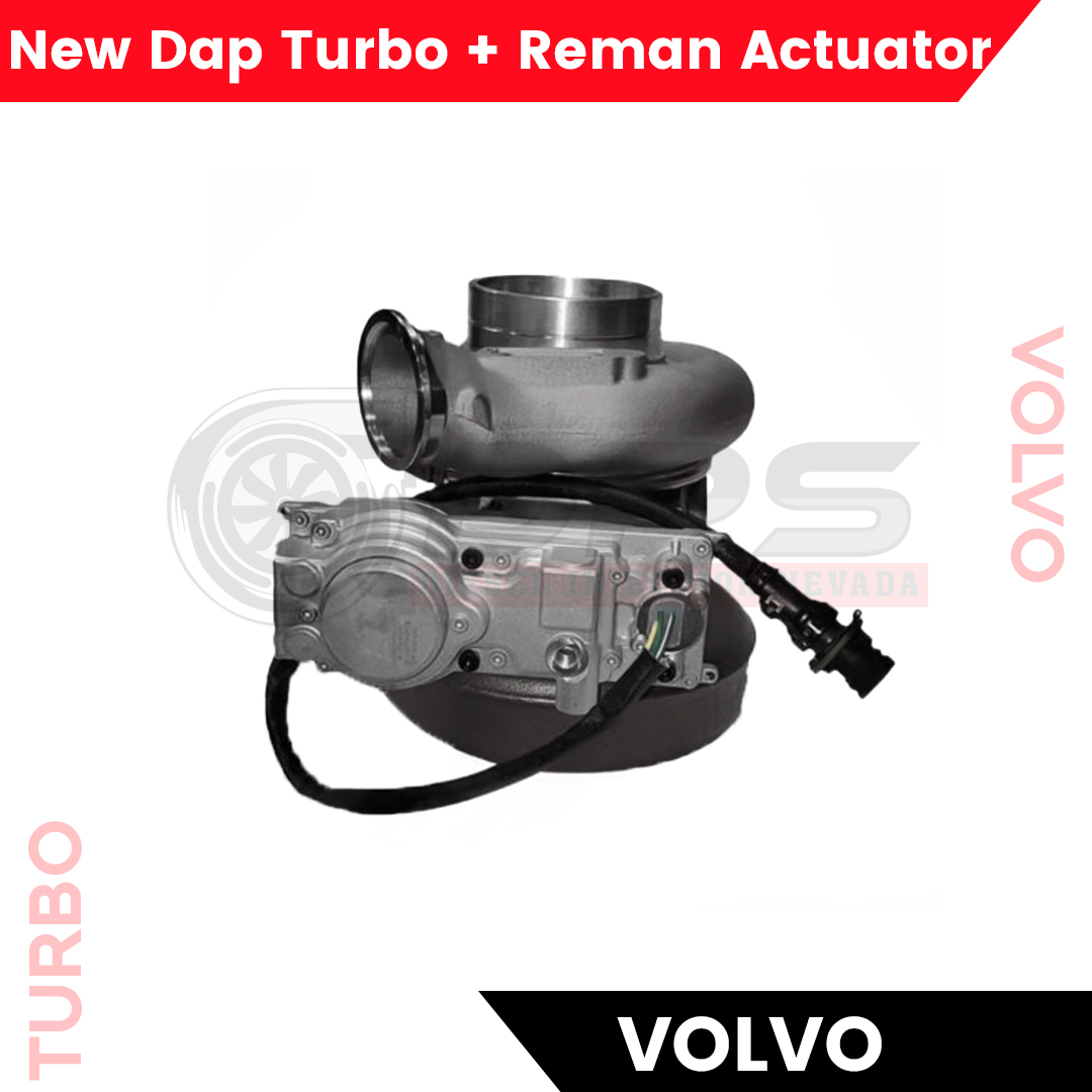 NEW DAP VOLVO D13F/EPA07 #85140458 TURBO HE400VG/HE451VE – $2,800.00+$600.00 CORE DEPOSIT – REMANUFACTURED CALIBRATED ACTUATOR INCLUDED - Image 2