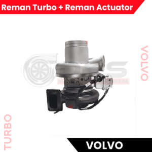 REBUILT VOLVO D16D/EPA04 TURBO #85142150 HE500VG/HE551VE – $2,100.00+$600.00 CORE DEPOSIT – REMANUFACTURED CALIBRATED ACTUATOR INCLUDED
