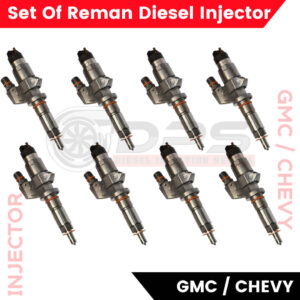 0986435502 LB7 (2001-2004 1/2) – 8 INJECTORS SET – $1,200.00 + $800.00 CORE FREE SHIPPING IN ALL ORDERS – SAVE $50US