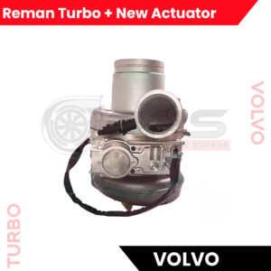 REBUILT VOLVO D16D/EPA04 TURBO #85142150 HE500VG/HE551VE – $2,500.00+$600.00 CORE DEPOSIT – NEW CALIBRATED ACTUATOR INCLUDED